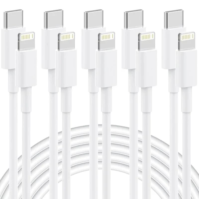 2-5PCS USB C to Lightning Cable Fast Charger Cable, Power Delivery Type C Charging Cord Compatible for iPhone 12~14 Series