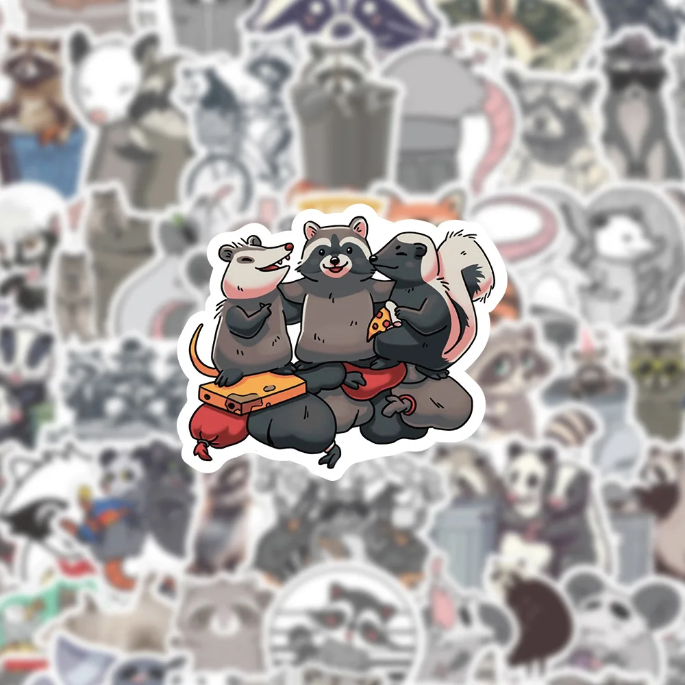 

10/30/60PCS Garbage Dump Partner Graffiti Sticker Cute Animal Cartoon Decal Notebook Phone Guitar Waterproof Sticker Kid Toys