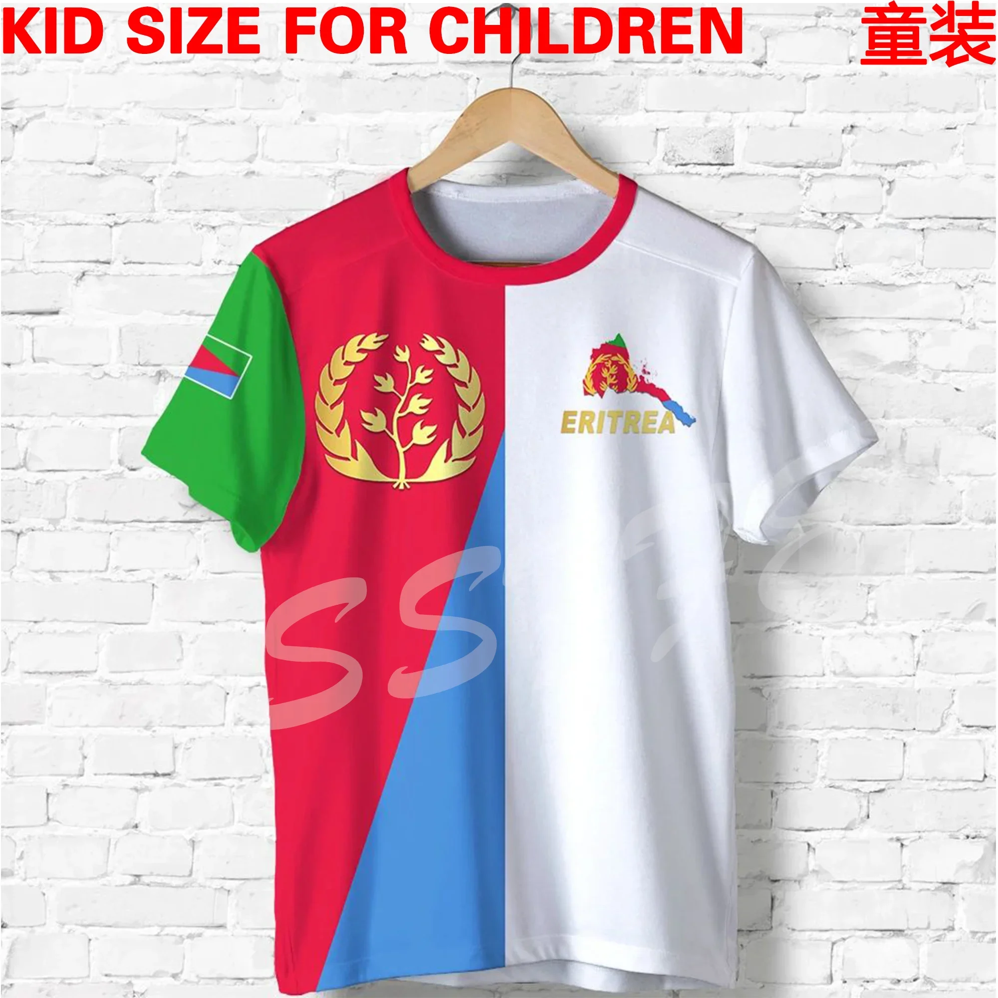 Tessffel Eritrea VIP Link Custom Made Kid Size Children Clothing 3DPrint Summer Casual Tee Short Sleeves T-Shirts Streetwear X6