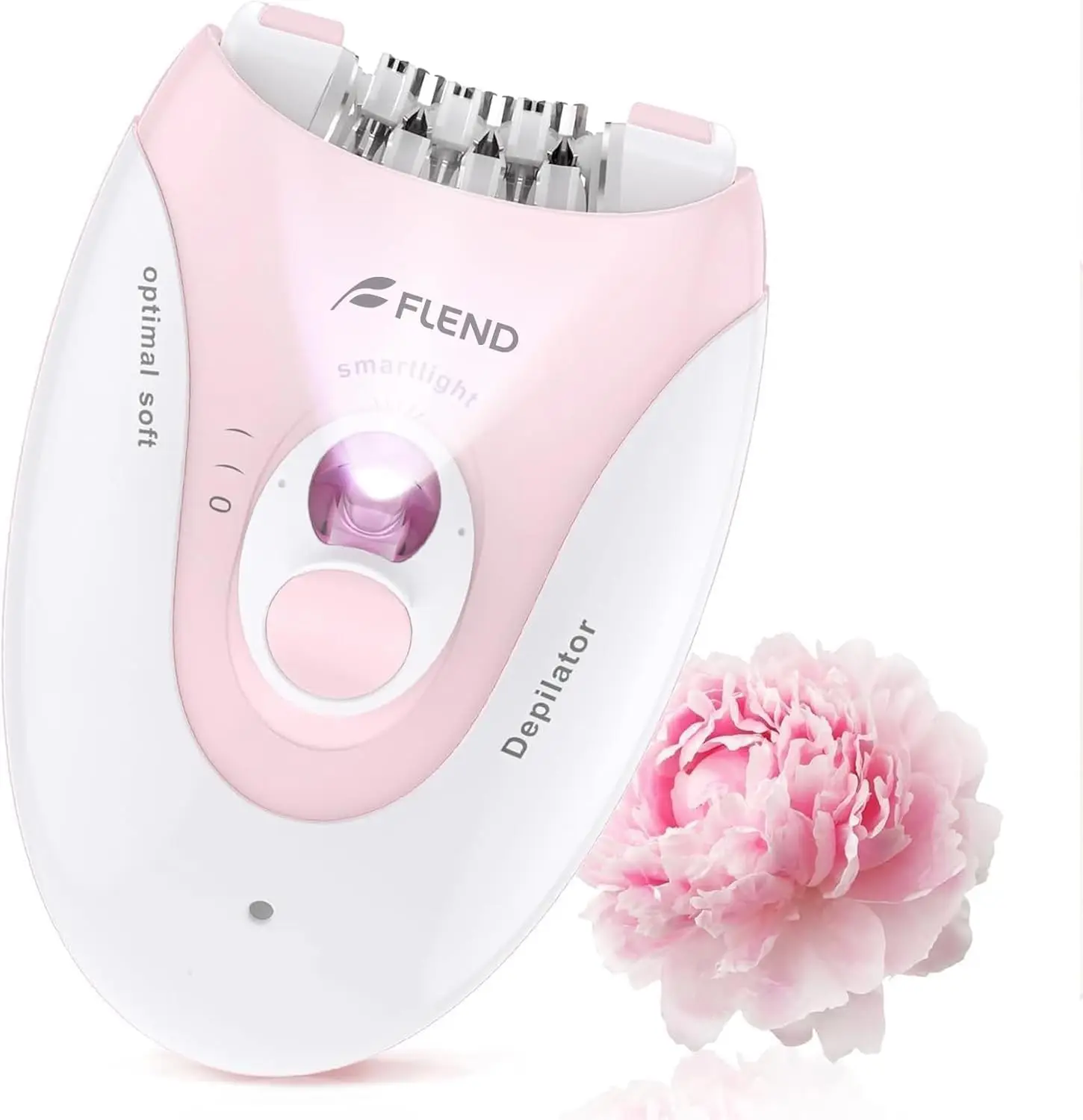 

Rechargeable Epilator for Women, 2-Speed Facial Hair Removal with LED Light, 36 Tweezers & Massage Pad – Bikini, Arms, Legs, Fac