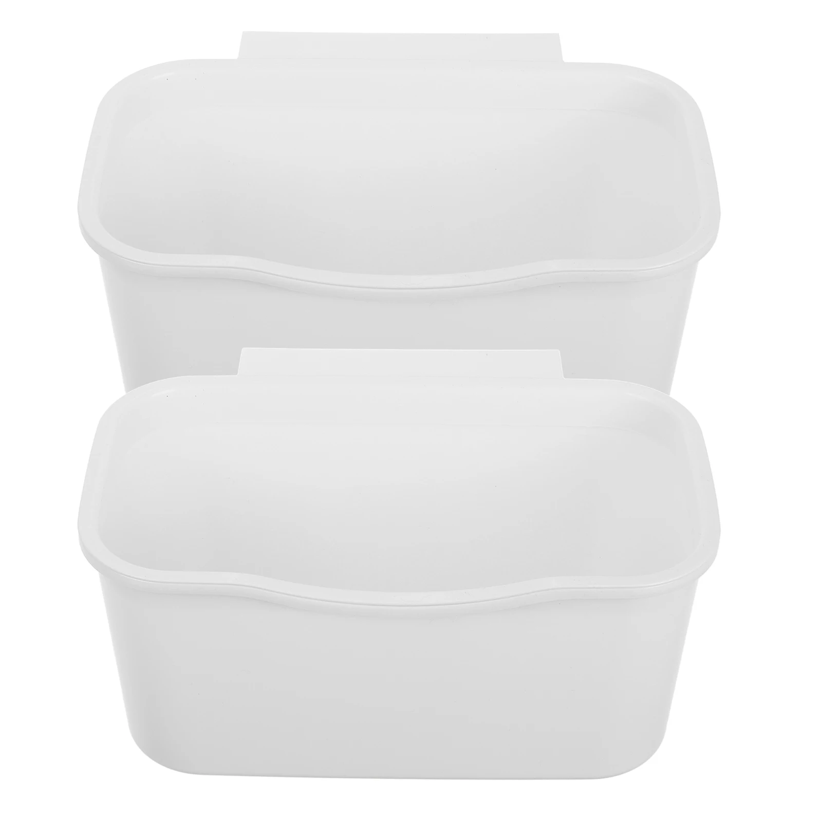 

2pcs Basket Storage Basket Dorm Organizer Plastic Bunk Shelf Hanging Hanging Bathroom Shelf Bag For Phones Books Glasses