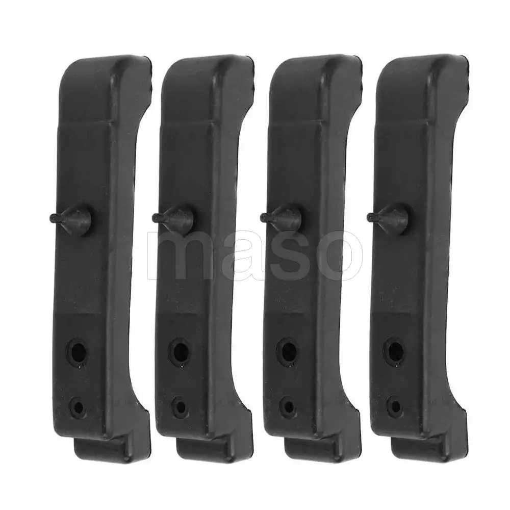 

4pcs 4012326682S Black Rubber Four-Core Radiator Mounting Pad For Chevrolet Chevrolet GMC