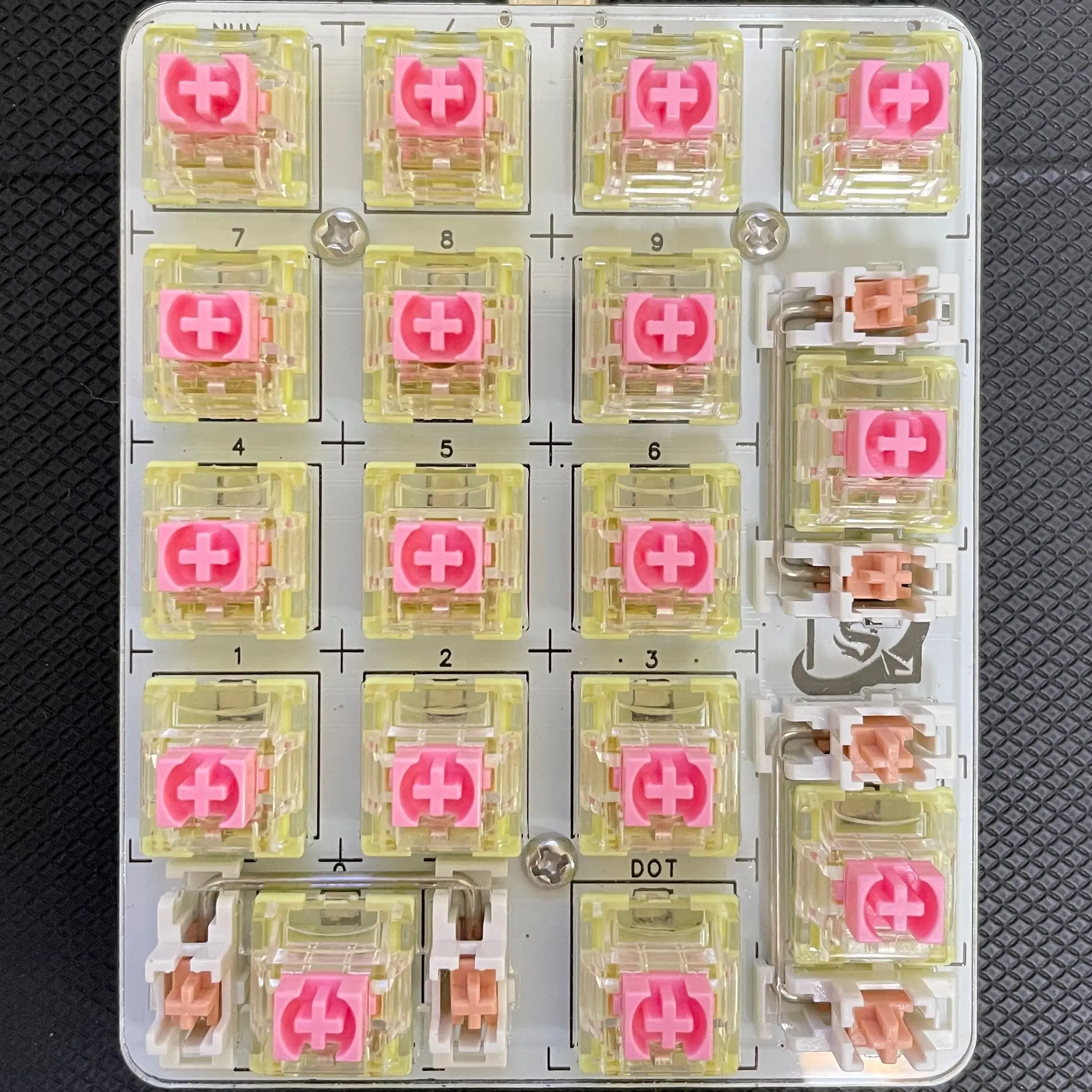 デジタルキー付きメカニカルキーボードキット,漫画のアクスルテスター,カスタムメイドの財務デザイン