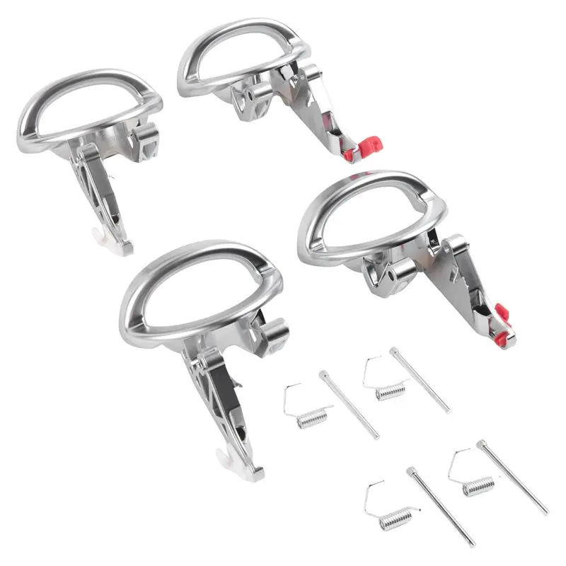 4 Pcs/Set Car Interior Door Handle Door Handle Satin For Nitro 2007-2011 68004828AA 68004829AA-A91R