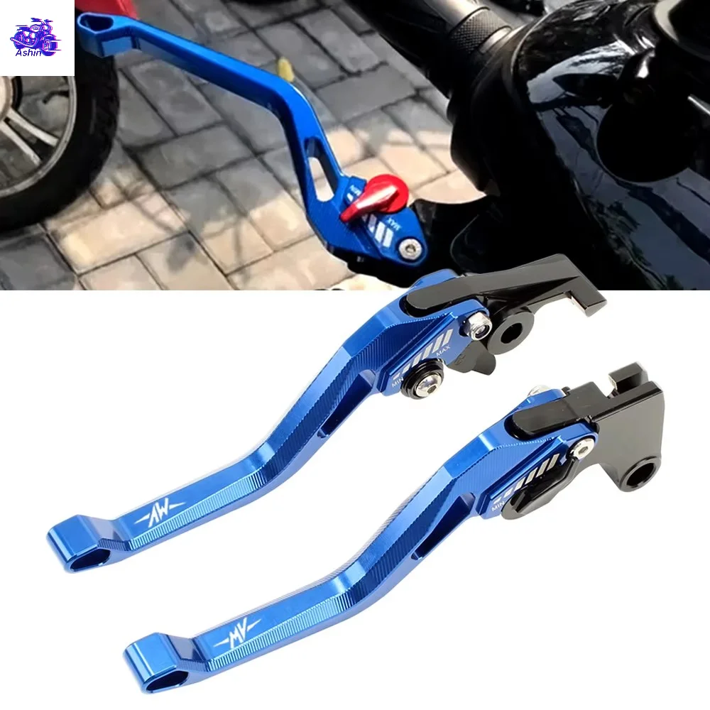 

CNC Adjustable Folding Brake Clutch Levers for MV Agusta F4 RR F4RR 2011-2018 Motorcycle Brakes Accessories 8 color