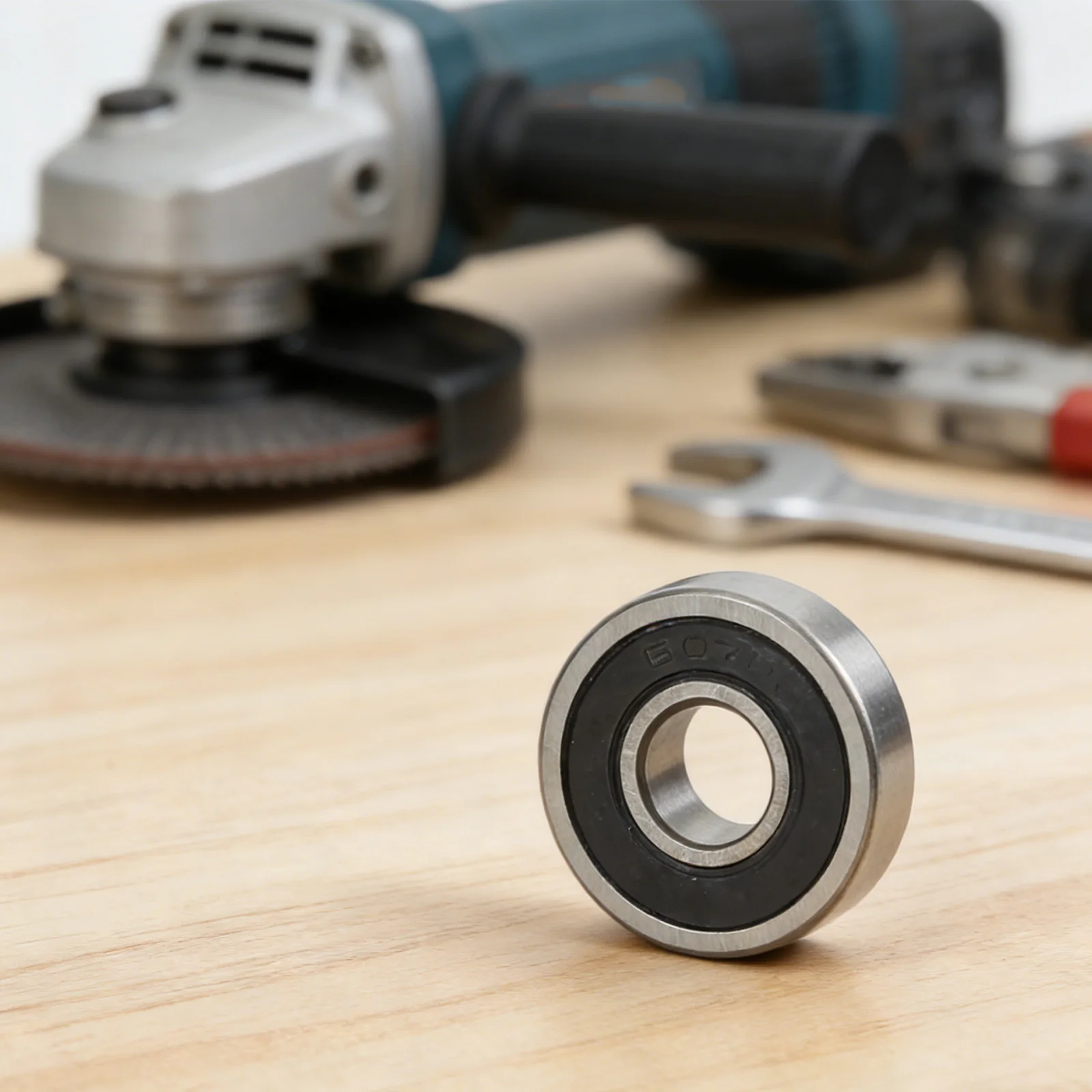

Grinder Accessories 607 Bearing 1Pc 607 Inner Diameter: 7mm Outer Diameter: 19mm Profile And So On. Quality Is Guaranteed