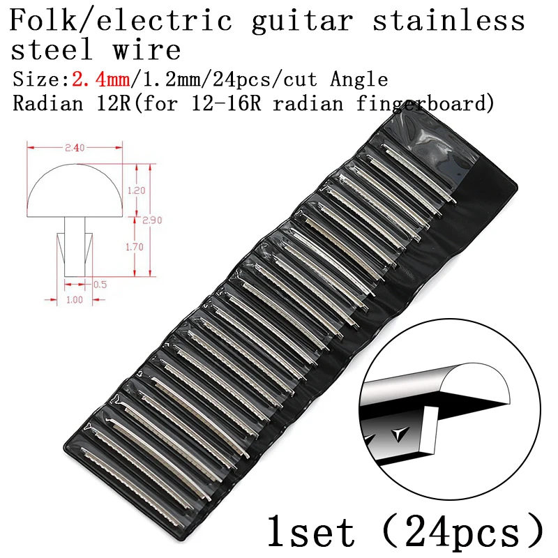 Guitar Frets Fret Wire For Acoustic Guitar Classic Guitar Nickel-copper/Stainless Steel 2.0MM / 2.2MM / 2.4MM