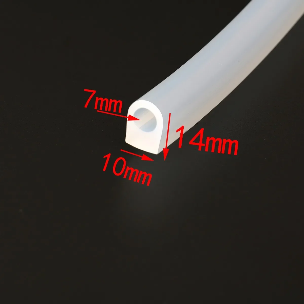 3M Premium Hollow Silicone Sealing Strip D Shaped Gasket For Vacuum Machine Centrifuge Oven Dryer Door Seal