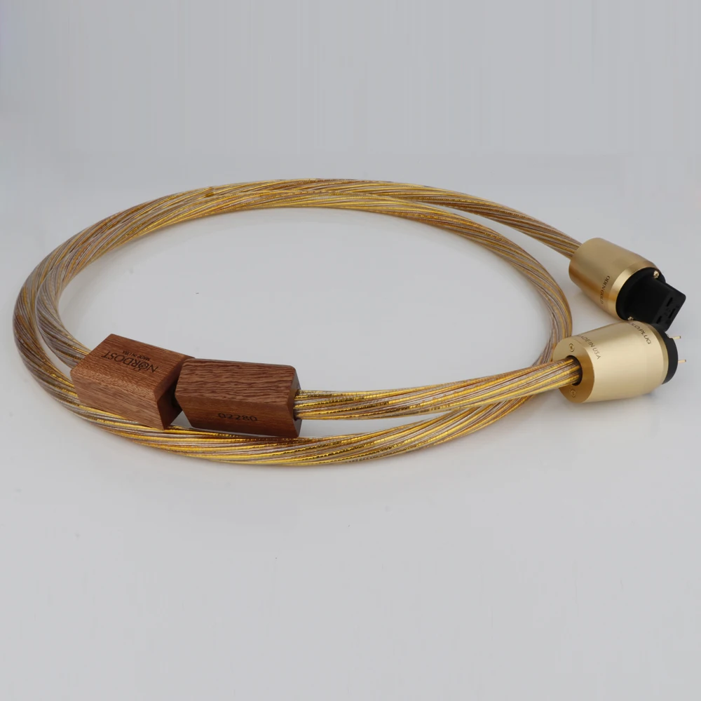 EU US C19 20A Nordost Odin Gold Hifi Power Cord Audio High Fidelity Fever Power Cable Schuko Version Power Line