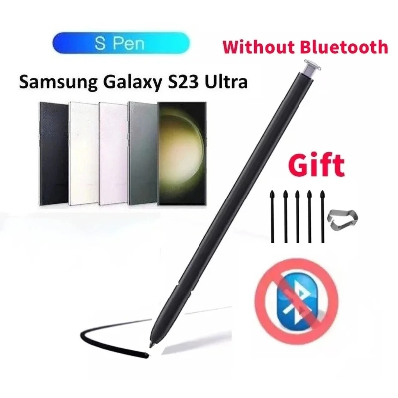 

Стилус для Samsung Galaxy S23, ультратонкий сенсорный экран S pen для Galaxy S23, сменная S ручка без Bluetooth