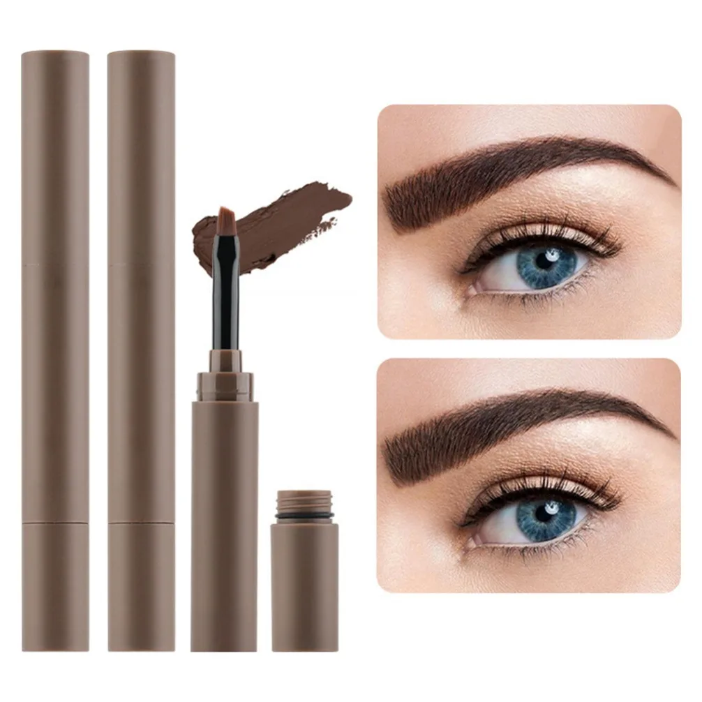 Double Ended Eyebrow Tint Mascara Waterproof Natural Color Smudge Proof Private Label Custom Logo Vegan Makeup Wholesale