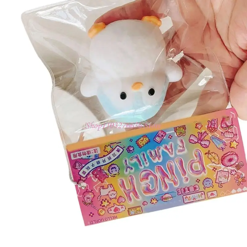 R6FD Funny Squeeze Penguins Toy с медленным восходящим и мягким силиконовым дизайном для снятия стресса затопить игрушку для