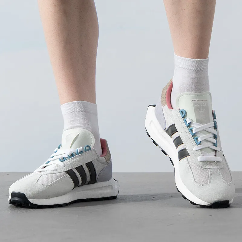 Adidas trevo sapatos masculinos e femininos 2024 outono esportes leve absorção de choque respirável tênis de corrida if6809