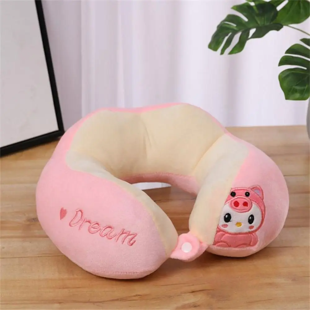 Detachable U-Shaped Pillow New Neck Protection Household Neck Pillow Cute Washable Headrest Pillow