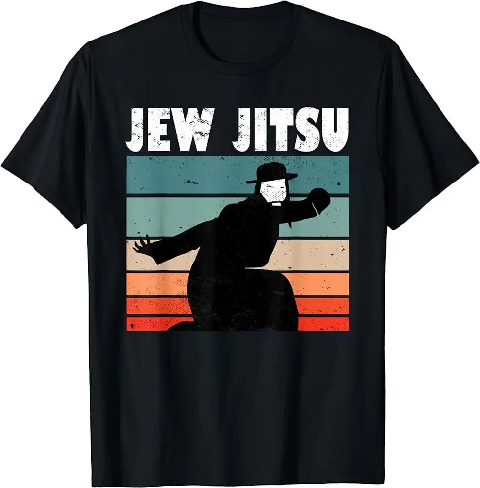 

Jew Jitsu Funny Jewish Jiu Jitsu Martial Arts Krav Maga BJJ T-Shirt Anime Graphic T-shirts Vintage High Quality 100%Cotton