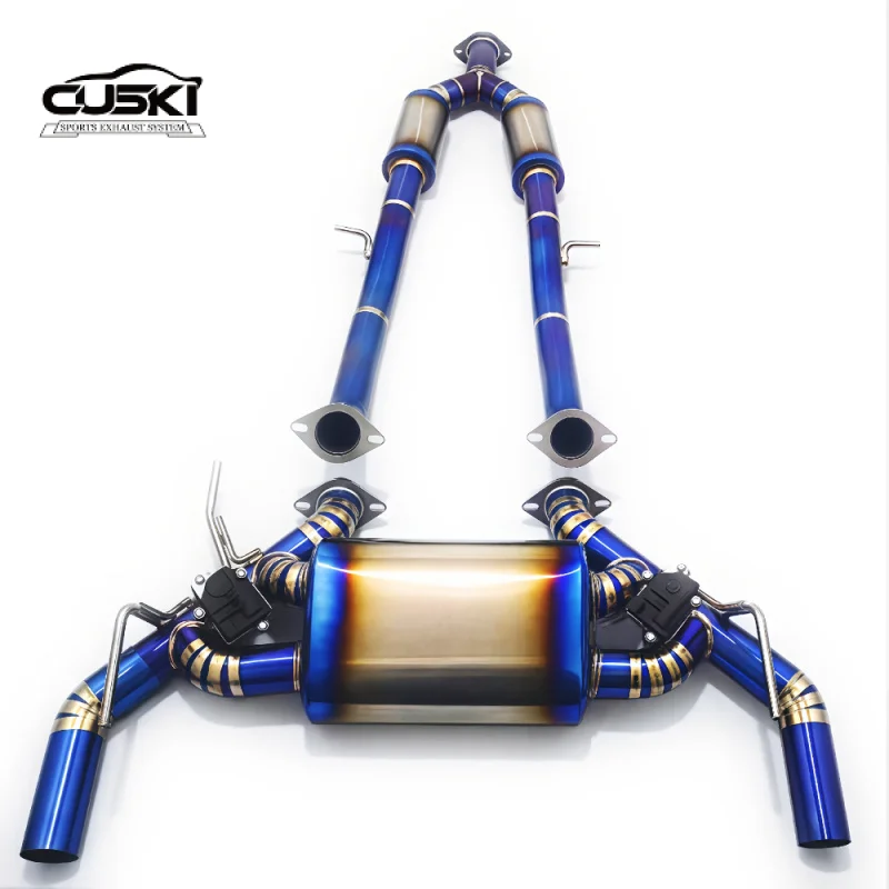 Popular Exhaust for Infiniti G35 COUPE 3.5L 2010-2021 Titanium Muffler Exhaust Valves Forged Custom Exhaust Power Upgrade