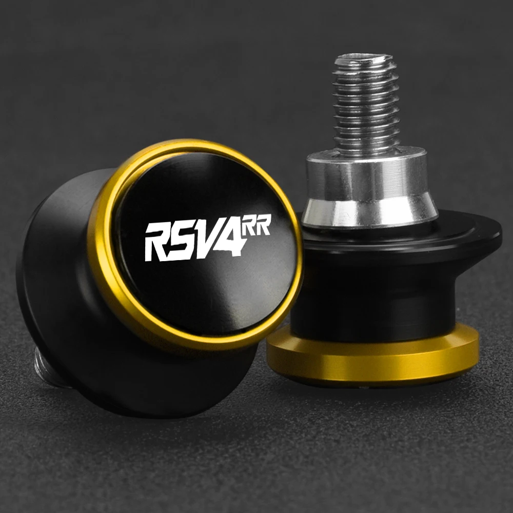 6MM 2025 FOR APRILIA RSV R RSV4 FACTORY RSV4R RSV4RR 2009 2022 2021 2024 2023Motorcycle Swingarm Spools slider stand screws