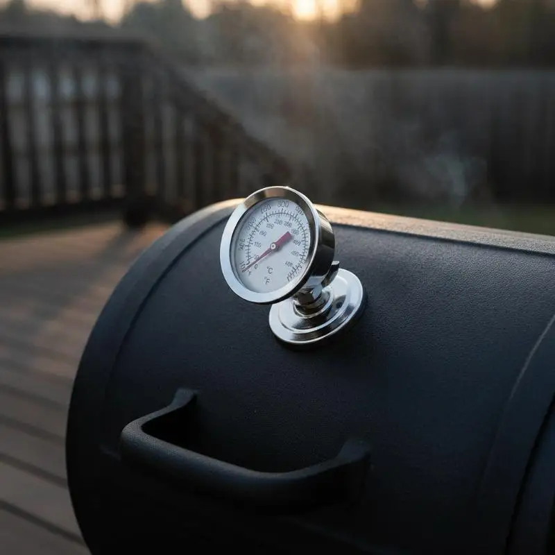 Stainless Steel Oven Thermometer Accurate Dual Temp Display Ideal Gift for Bakers Grilling BBQ Roasting Use