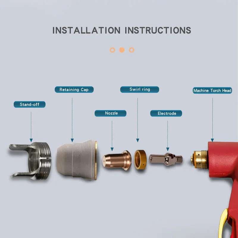 PT-60 Hand Plasma Torch Head Kit ECO IPT-60 Professional Metal Cutter PT60A Plasma Cutting Torch 1Pcs
