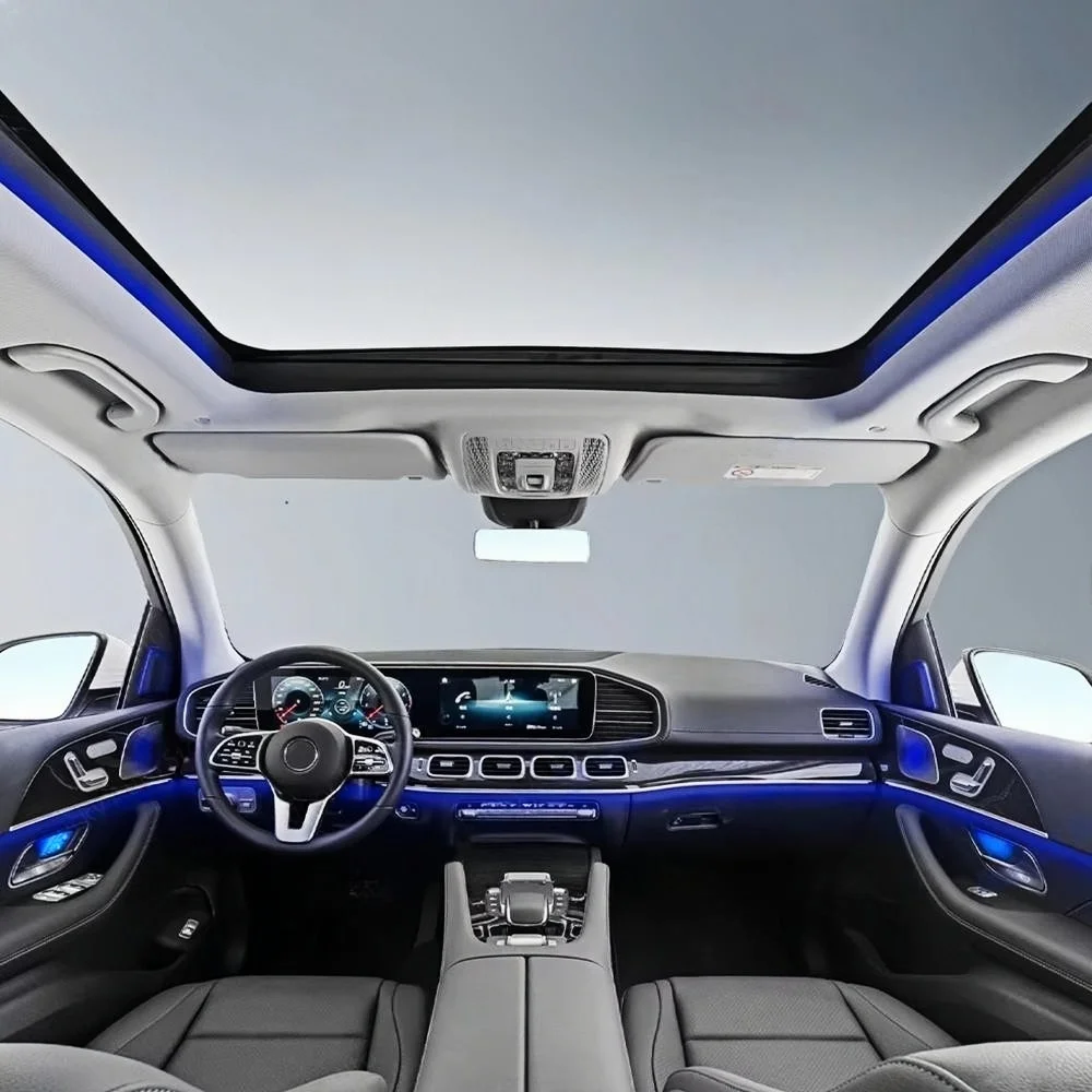 64 Colour LED Roof Ambient Light for Mercedes Benz  GLE GLS W167 GLE53 GLS63 2020-2025 Car Roof Panoramic Skylight Ambient Refit
