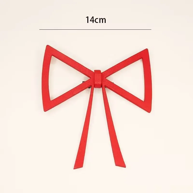 Anime Cosplay Red Bow Tie Hairpin, Headwear, Traje de Acessório, Puella Magi Madoka Magica, Akemi Homura Grampo de cabelo