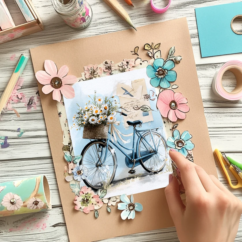 36 Lembar Kertas Scrapbook 6x6 inci: Cetakan Kerajinan Artistik untuk Scrapbooking, Origami & Planner – Kertas Dekorasi DIY Terlaris