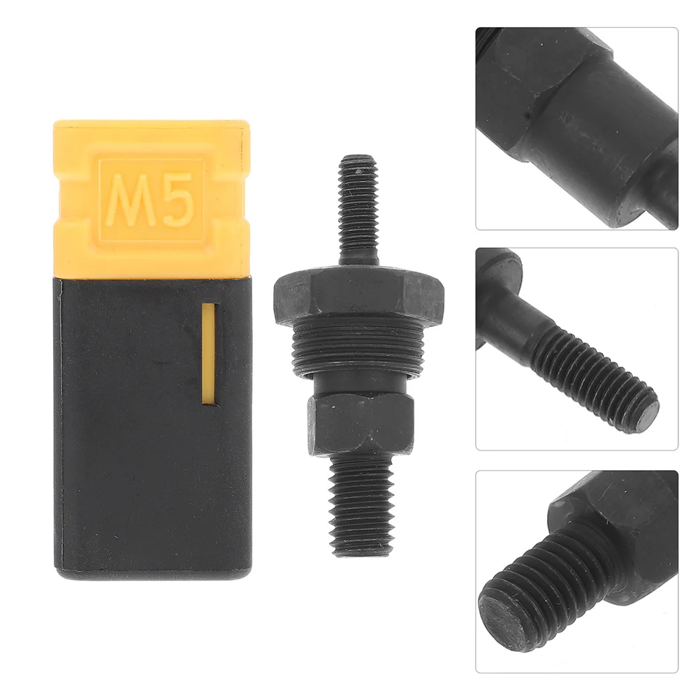 2 قطعة دليل المبرشم جوزة برْشام أداة رئيس ل الصلب الألومنيوم Rivnuts M5 وعرة سبائك السيارات Rv الداخلية الخارجي الربط #1