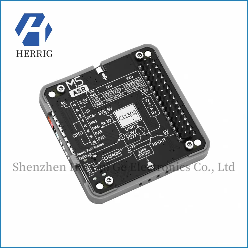 

Official M5Stack Module ASR AI Intelligent Offline Voice Module with CI1302 Chip