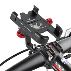 NEW Bicycle Motorcycle Phone Holder Aluminum Handlebar Bike Phone Mount Adjustable Non-Slip for IPhone 14 15 13 Samsung S23 S22