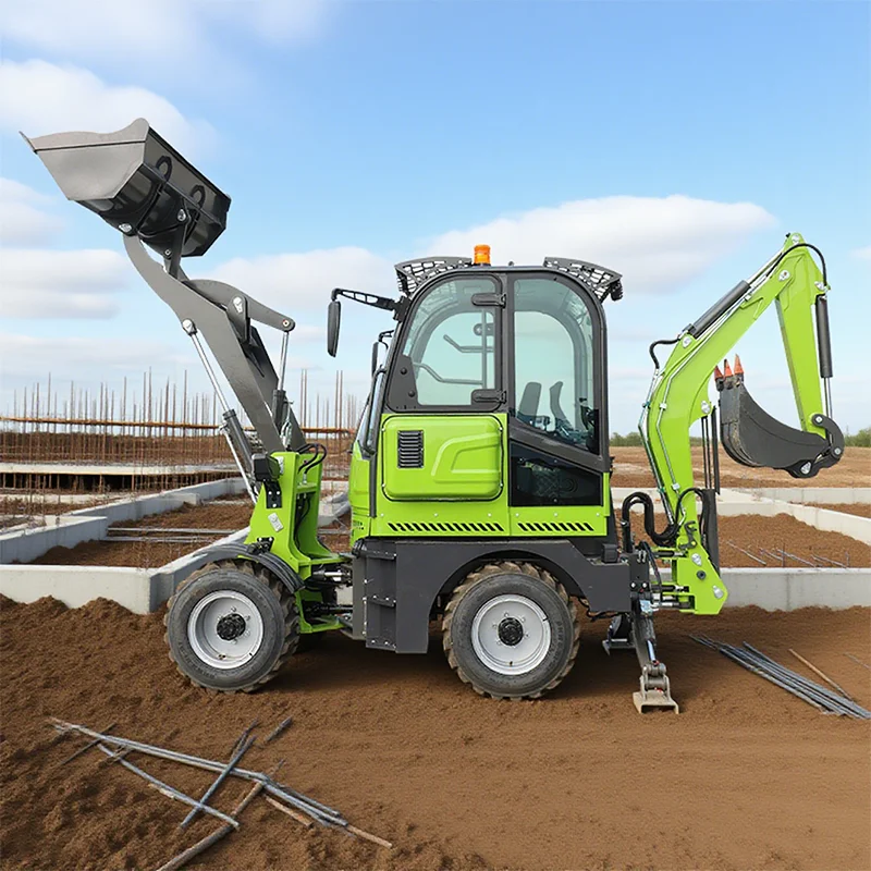 Harga Mini Backhoe Loader, Excavator Loader Mini 15-20 Kustom