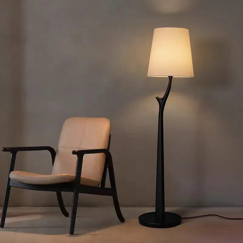 Modern Design Sense Medieval Art Floor Lamps Living Room Sofas Bedrooms Song Style Aesthetics Solid Wood Lighting Fixtures