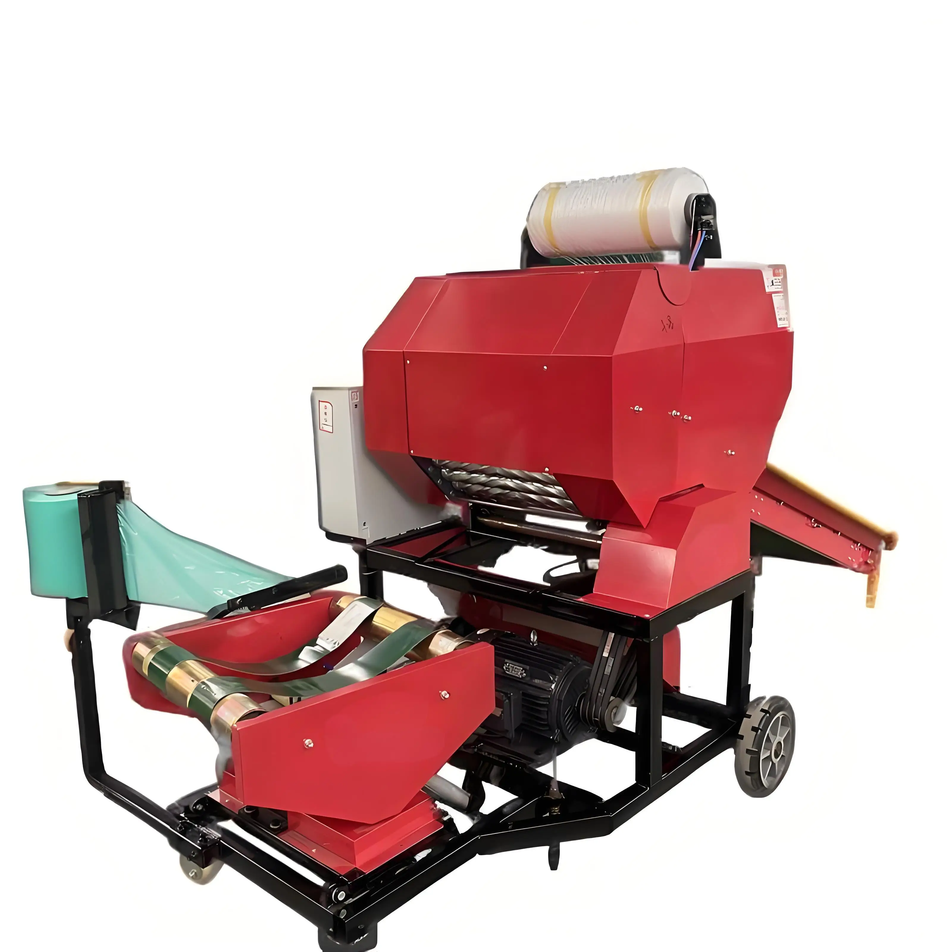 Baler, Agricultural Corn Straw Crushing, Picking and Packing Machine, Grass Storage Machine, Round Bundling, square Bundling