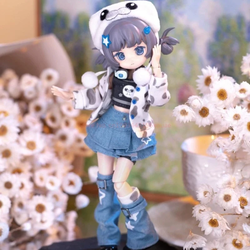 

Электронная милая кукла BJD с глухой коробкой, 12-точечная подвижная фигурка, модная игровая игрушка для девочек, подарок на день рождения на складе