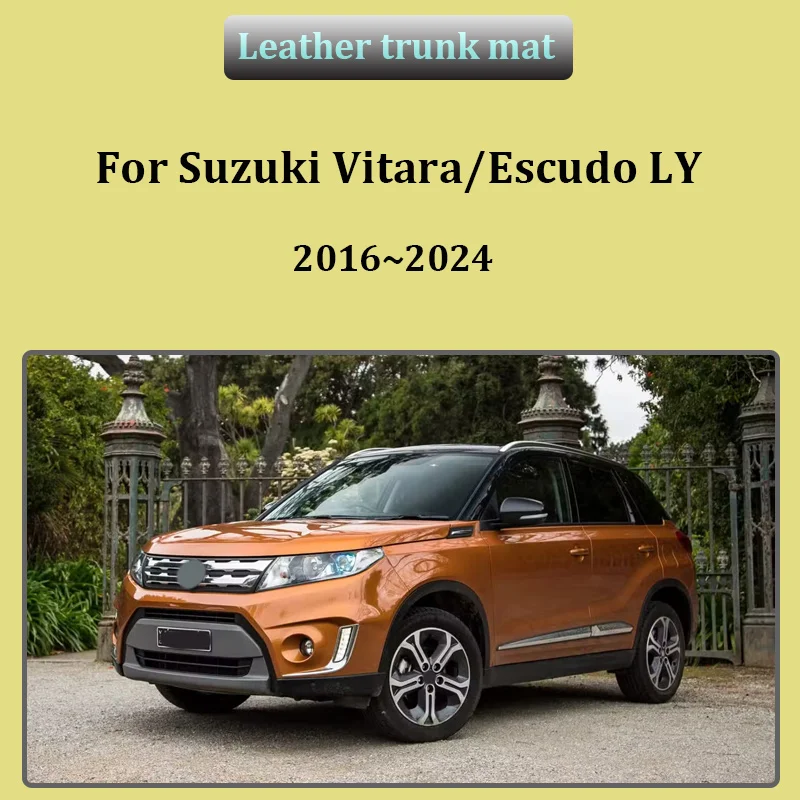 For Suzuki Vitara 2016 Escudo LY MK4 2017~2024 Anti Dirty Trunk Mat Cargo Area Floor Protective Liner Easy Clean Car Accessories