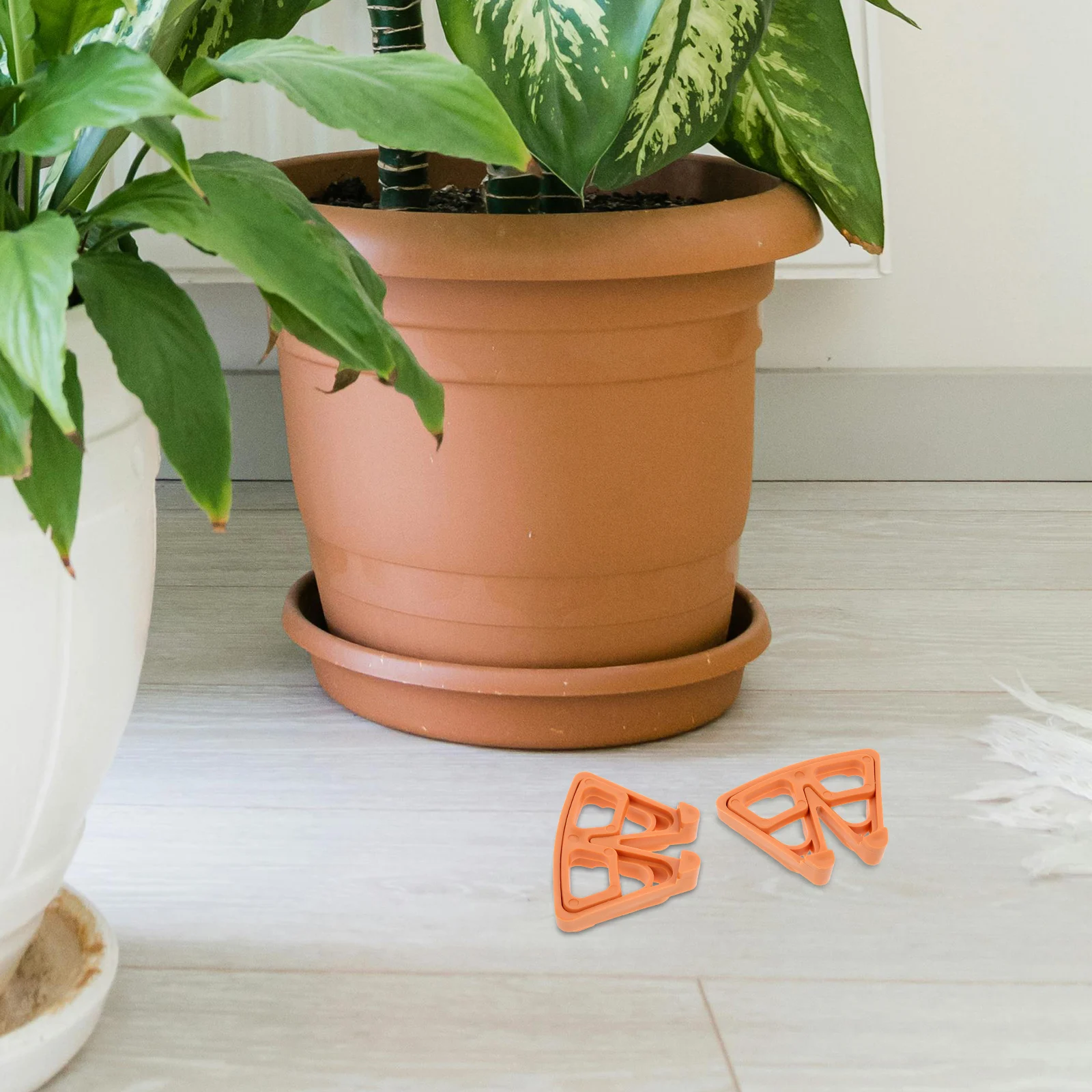 

12pcs Flowerpot Feet Pads 1.5 Inch Pot Risers For Outdoor Planters Non-Slip Plastic Plant Pot Feet Garden Supports