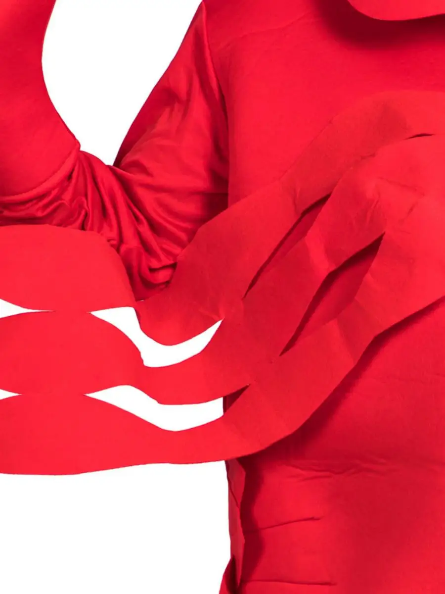 الأحمر الإسفنج كوزيت جراد البحر هالوين زي مضحك المرحلة زي المحيط الحيوان تصميم الملابس النسائية الصينية التقليدية