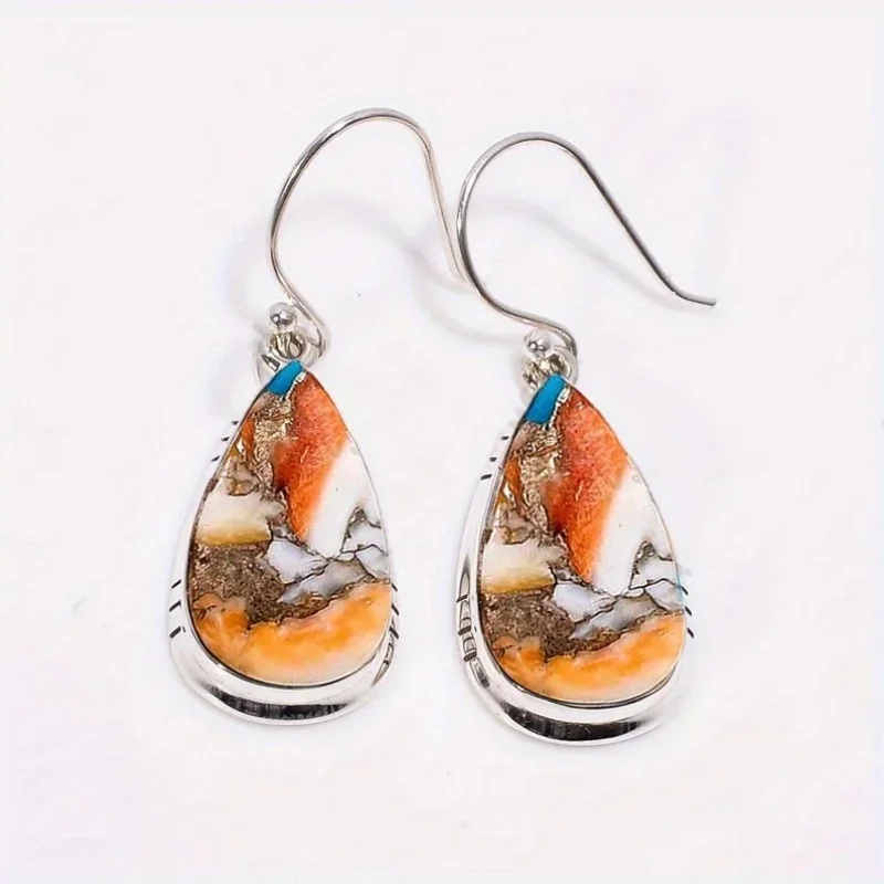 Fashion Bohemian Earring Imitation Turquoise Earring Earrings for Women Vintage Earrings Jewelry Perfect Gift To Lover Friend