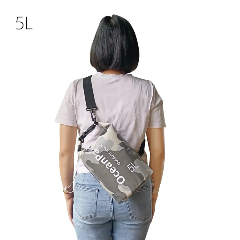 2L/5L/10L السباحة حزمة جيب للماء المنظم الرباط على ظهره مزدوجة سعة كبيرة السباحة حقيبة التخزين الأحذية #2