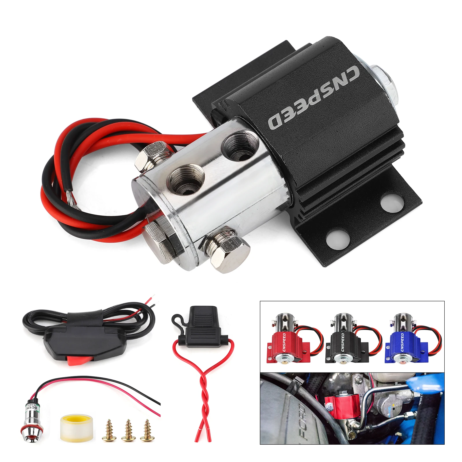 Universal  12-24V  Heavy Duty Type Car Front Brake Line Lock Kit Roll Control Hill Holder Kit Hydraulic Park Lock Bracket Switch