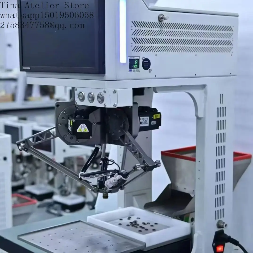Visual Parallel Robo=t Motor PLC Flexible Grasping Classification Stacking 3C Electronic Plastic Parts Denta=l Instruments