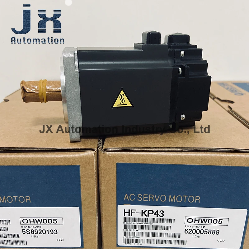오리지널 저 관성 서보 모터, HF-KP43 HF-KP43B, 400W, 3000r/min