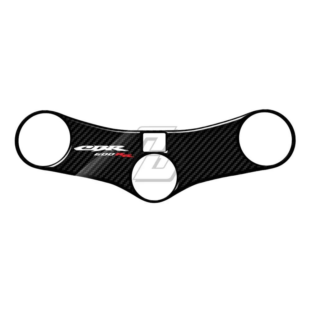 Для Honda CBR600RR 2005-2006 3D карбоновая верхняя тройная наклейка на переднюю вилку мотоцикла Defender