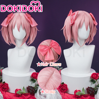 IN STOCK Madoka Wig Anime Cosplay Wig DokiDoki Women Pink Hair Kanamee Madokaa Wig Cosplay Free Wig Cap Halloween