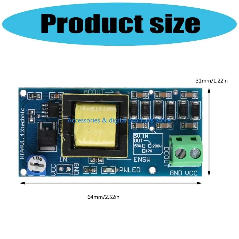 77JD ABS Pase Up Board convertidores para proyectos electrónicos 2 a 20MA Corriente ajustable ajustable