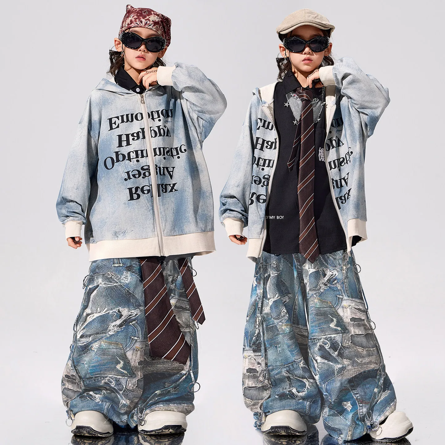 

Children Ballroom Dance Clothes For Boys Hip Hop Dance Performance Outfits Kids Jazz Dance Costumes Stage Street Wear SL14663