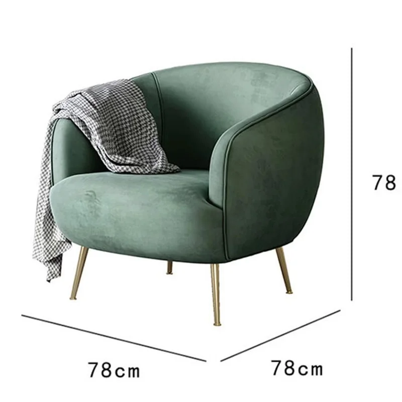 Design Armrest Chairs Living Room Camping Banquet Makeup Lounge Chair Nordic Single Muebles Para El Hogar Home Furniture