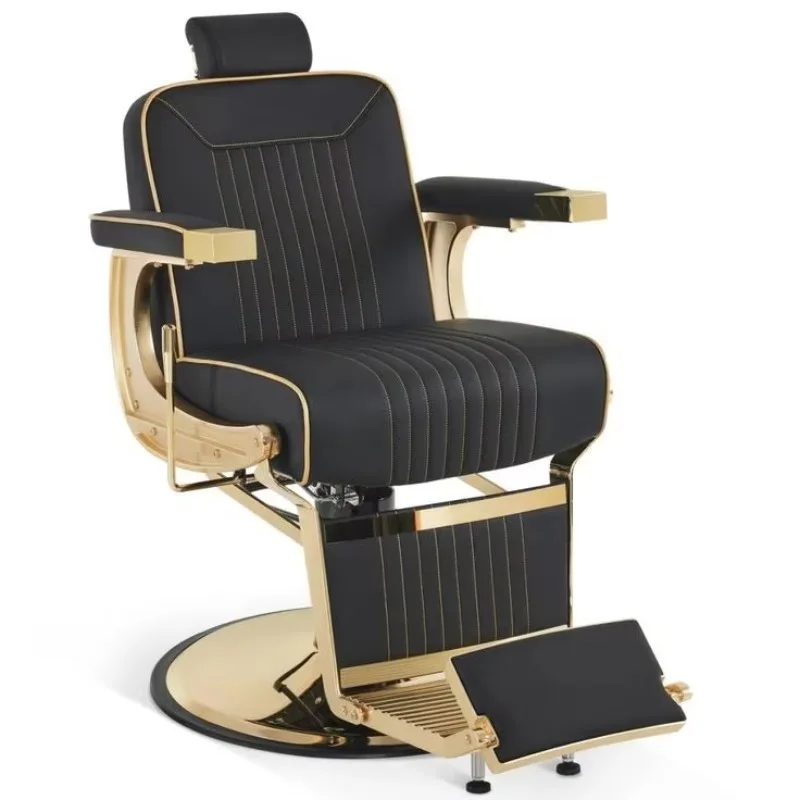 

Furniture Barber Chair Brown Barber Chair Portable, Foldable, Eco-friendly, Lightweight