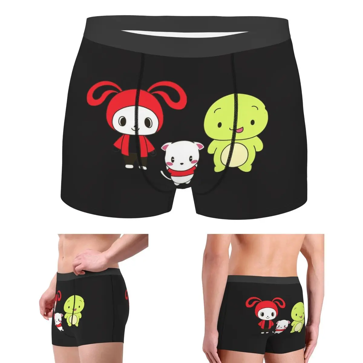 

Boxer Underpants Shorts Jj Mikey Maizen Panties Men's Ventilate Underwear for Homme Man Boyfriend Gift