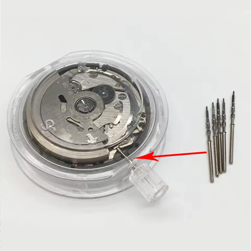 2pcs/4pcs Movement Watch Steel Stem Crown Kit Watch Parts For 2035 Extended Movement Watches Stem Spare