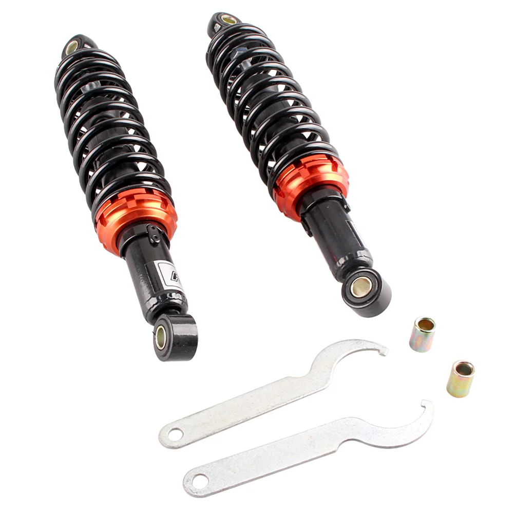 2Pcs 320mm Motorcycle Rear Shock Absorbers Suspension For Honda ATV & For Suzuki GS125 150cc